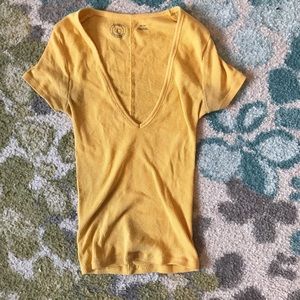 Urban outfitters yellow top
